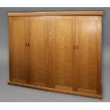 SIMON HARRISON - BESPOKE WARDROBE made in American Red Oak with Bubinga wood handles