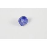 A LOOSE CUSHION SHAPED SAPPHIRE weighing approximately 6.50 carats.