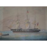 ENGLISH SCHOOL, Circa 1860-1880 MARINE SUBJECTS Two, each signed or initialled indistinctly (G.