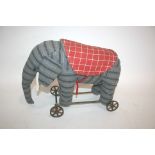 Soft Toy - Elephant On Wheels