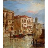 J** VIVIAN (Fl.1869-1877) VENICE Signed, oil on canvas 34 x 29cm. ++ A little thin; some scattered