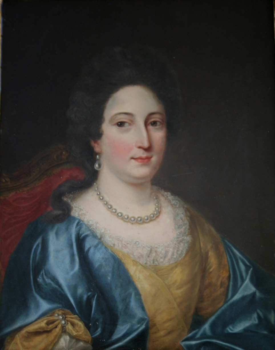 FOLLOWER OF TILLY KETTLE (1735-1786) PORTRAIT OF A LADY Quarter length, wearing a mustard dress