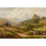 GEORGE TURNER (1843-1910) A TROUT STREAM NEAR BETTWS-Y-COED Signed and dated 1889; also signed,