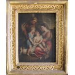 AFTER SIR PETER PAUL RUBENS (1577-1640) THE VIRGIN AND CHILD WITH ST ANNE AND JOHN THE BAPTIST Oil
