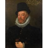 MANNER OF GEORGE GOWER (c.1540-1596) PORTRAIT OF A GENTLEMAN , TRADITIONALLY IDENTIFIED AS JOHN
