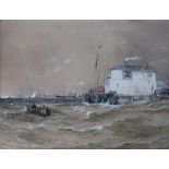 THOMAS BUSH HARDY (1842-1897) PORTSMOUTH Signed and inscribed Portsmouth, dated 1889, watercolour