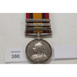 A THREE BAR QSA & KSA TO THE ROYAL ENGINEERS. A Queens South Africa Medal with bars Cape Colony-