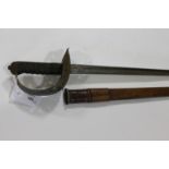 A VICTORIAN OFFICERS SWORD (A A W SPENCER) A Victorian officers sword by Henry Wilkinson of Pall