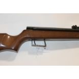 A HAMMERLI AIR RIFLE. A Model; 401 side-action .22 Air Rifle, with a square trigger-guard.