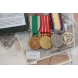 A 'CIVILIAN's GULF WAR GROUP OF THREE MEDALS etc. A Gulf War medal with bar 16 Jan to 28th Feb 1991,
