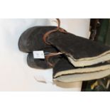 A PAIR OF SIZE 9 FLYING BOOTS. A pair of 1941 pattern Royal Air Force flying boots, with sheepskin