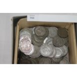 SILVER & PART SILVER COINAGE with a face value exceeding £17, Halfcrowns, Florins, Shillings,