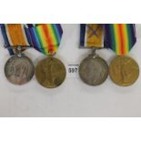 A GT WAR PAIR TO THE IRISH GUARDS & R IRISH RIFLES. British War & Victory Medals named to 1. 8910