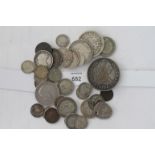 GB SILVER COINAGE. G B halfcrowns, florins, shillings, sixpences and threepences empire issues