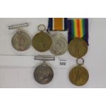 THREE GT WAR LINE REGIMENT PAIRS. British War & Victory Medals named to 1. 28512 Pte H S Ingerson