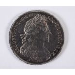 A JAMES 11 CORONATION MEDALLION 1685. A 34mm diameter silver medallion number 273 in Christopher