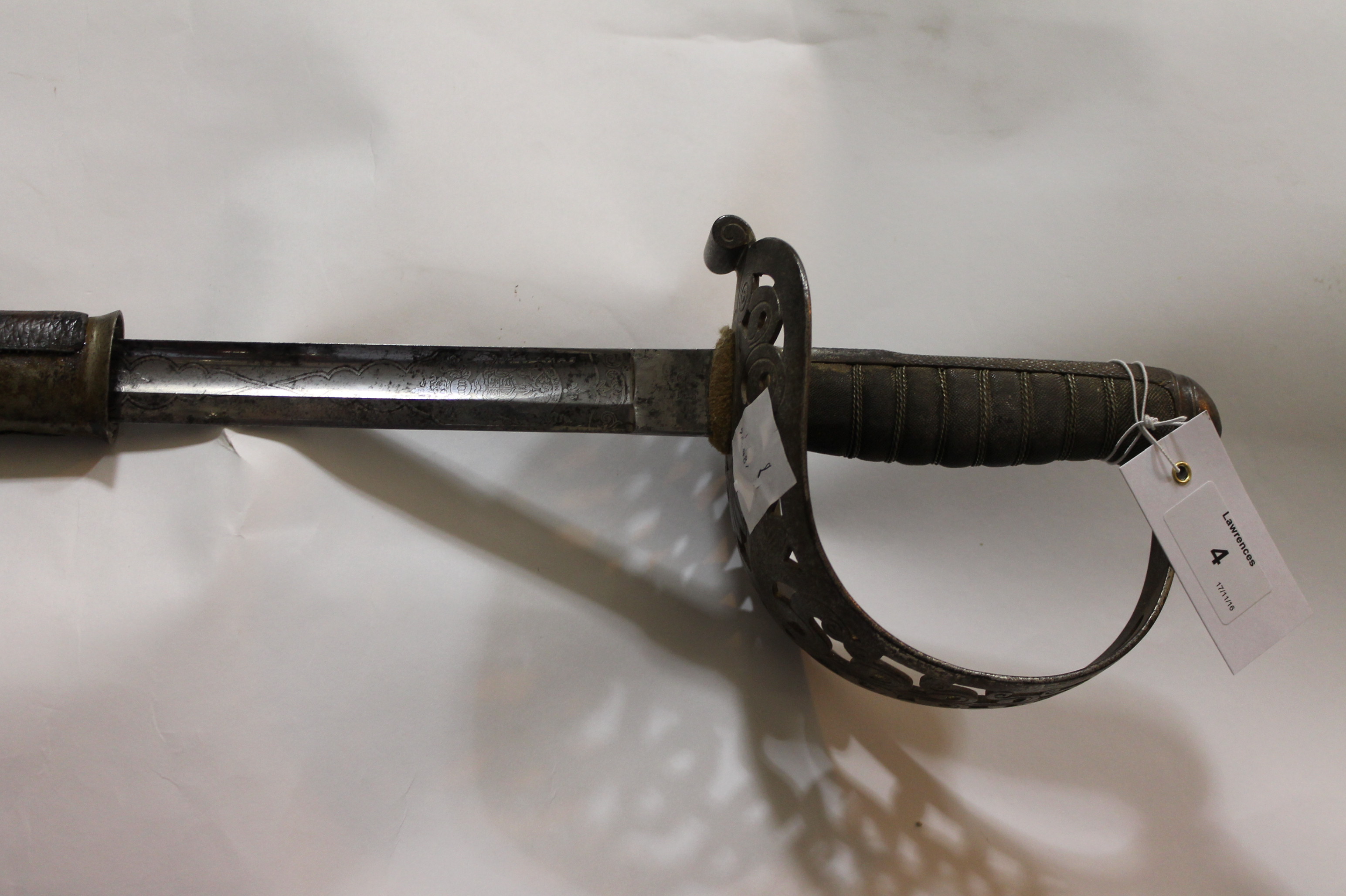 AN 1897 PATTERN OFFICERS SWORD. A Weyersberg and Kirschbaum made 1897 pattern Infantry Officers