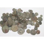 A QUANTITY OF ROMAN BASE METAL COINAGE. (160) In excavated condition including a Gordianius