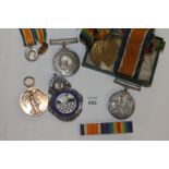 MEDALS & MINIATURES 7th LONDON R CASUALTY BWM, etc. Including a Great War pair named to Paymaster S.