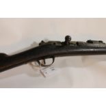 A FRENCH GRAS RIFLE 1874. An 11mm caliber Gras M1874 rifle with bolt action and St Ettienne