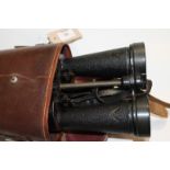 CASED MILITARY BINOCULARS. A cased pair of Barr & Stroud Naval Officers Binoculars, with 7 x CF 41