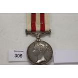 AN INDIAN MUTINY MEDAL TO GEORGE SWEET 13th Ft. A no claps Indian Mutiny Medal named to Geo Sweet