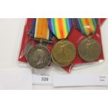 THREE GT WAR PAIRS QMAAC / RFC / ASC. British War & Victory Medals named to 1. 2354 Wkr M Clare Q.