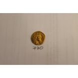 A BYZANTINE SOLIDUS A Gold Solidus Circa AD 602-610, Constantinople Mint 4.3 Grams.