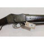 A MARTINI HENRI RIFLE & BAYONET. A Martini Henri Mk 11 rifle dated 1878 under a Crown and VR,