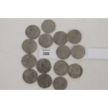 SHILLING PIECES OF WILLIAM 111. (15) Shilling pieces with various dates and mints. Including a