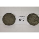 HAMMERED GROATS. Hammered Groats of Queen Mary and Elizabeth 1, the latter dated 1561.