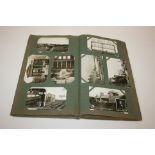 LARGE POSTCARD ALBUM - TRAINS a large album of mostly Train related postcards. Including London &