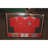 SIGNED ENGLAND FOOTBALL SHIRT - WAYNE ROONEY an England Football shirt, signed by Wayne Rooney.