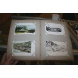 POSTCARD ALBUMS & LOOSE POSTCARDS including a large album dated 1902/03 with GB cards, Isle of