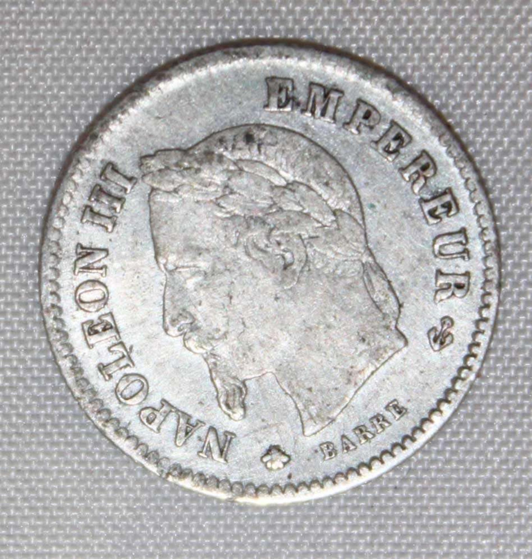 Frankreich 1867, Napoleon III., 20 cent, 1867A, Erhaltung: vorzüglich France 1867, Napoleon III,