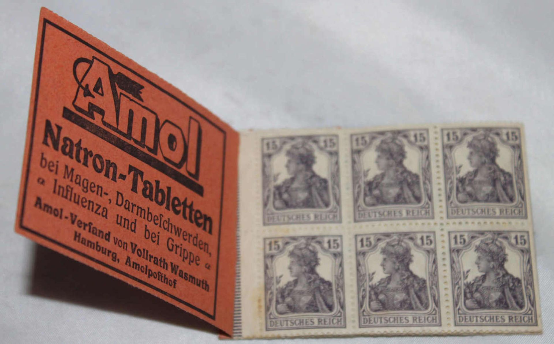 Deutsches Reich 1919, Markenheft 11.2 A, postfrisch German empire in 1919, stamp book 11. 2 A, mint - Image 2 of 3