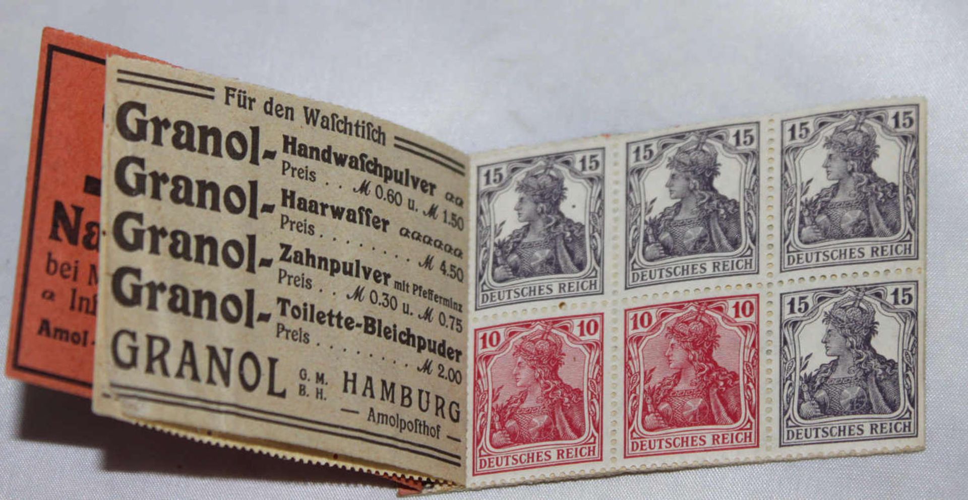 Deutsches Reich 1919, Markenheft 11.2 A, postfrisch German empire in 1919, stamp book 11. 2 A, mint - Image 3 of 3