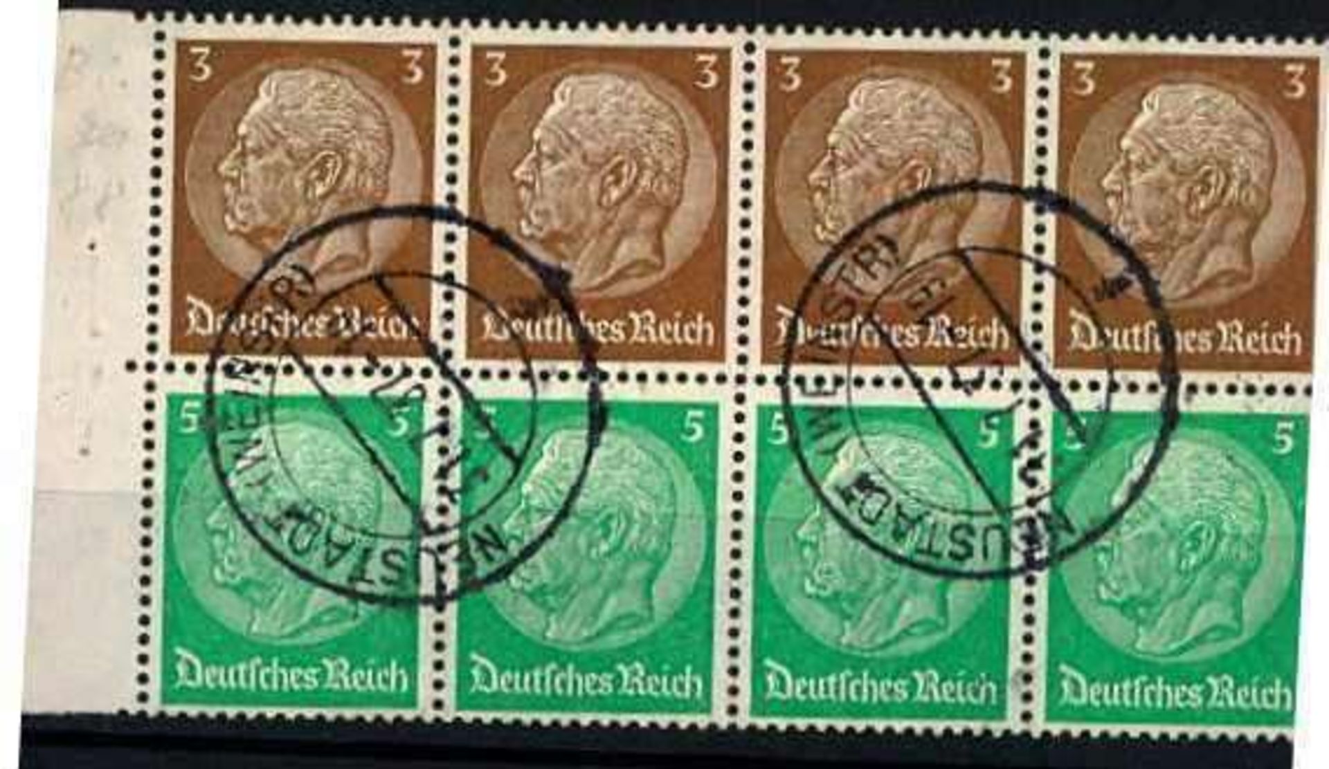 Deutsches Reich 1936, MiNr. H-Block 87, gestempelt German empire in 1936, MiNr. H block 87, stamped