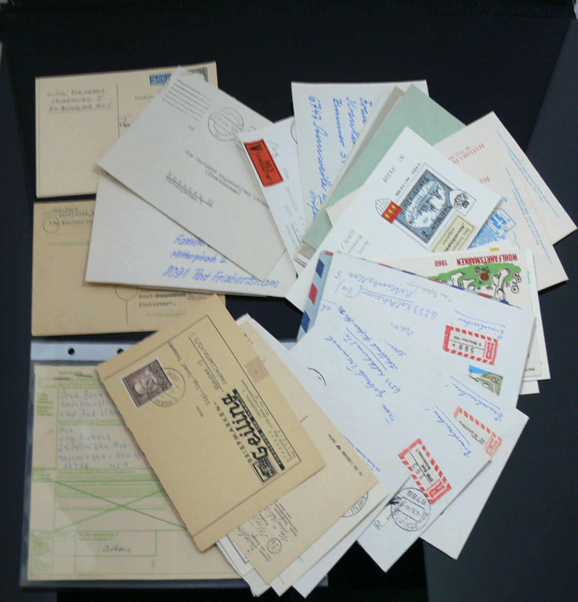 Bundesrepublik Deutschland, Bund 1951-76, Posten mit ca. 49 Briefen, gute Frankaturen Federal