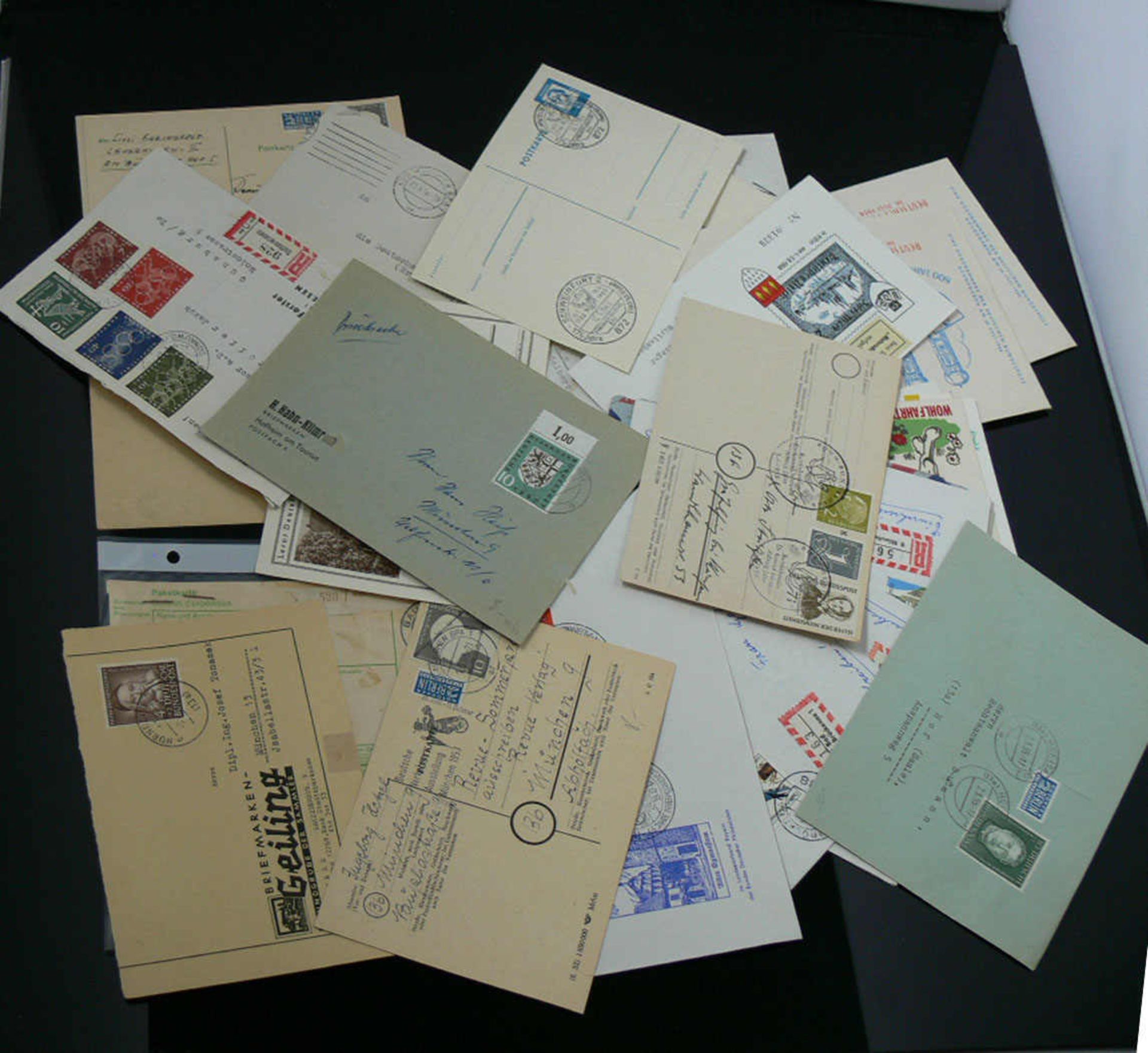 Bundesrepublik Deutschland, Bund 1951-76, Posten mit ca. 49 Briefen, gute Frankaturen Federal - Image 2 of 2