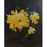 James Stuart Park (1862-1933) Still life with daffodils oil on canvas, signed lower left 59cm x