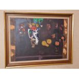 AR David McClure RSA RSW RGI (1926-1998) The Black Cockerel oil on board, signed lower right and