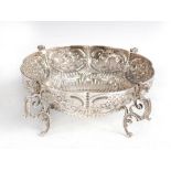 A Victorian silver fruit bowl, London, 1894, makers mark of Thomas, Walter & Henry Holland, of