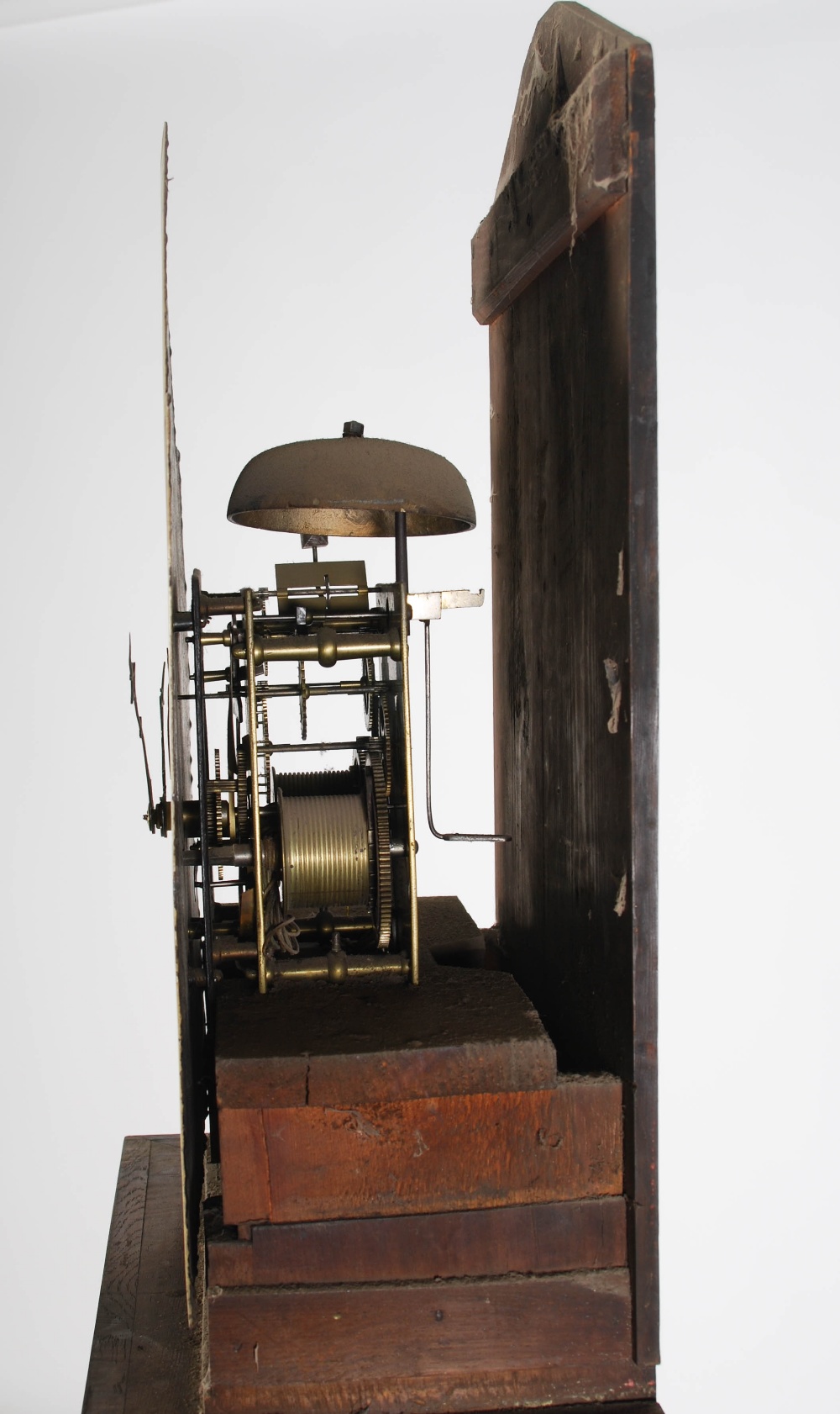 A 19th century mahogany longcase clock, JAS. ROBERTSON, POMARIUM, Perth, the enamelled dial with - Image 9 of 9