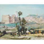 AR Ann Patrick (b.1937) Assisi oil on canvas, signed lower left 44cm x 54cm