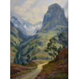 George Melvin Rennie (1874-1953) Glen Coe oil on canvas, signed lower left 60cm x 44.5cm