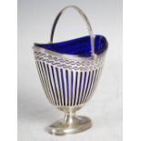 A George V silver Neo-Classical style sweetmeat basket, Chester, 1913, makers mark of G.N over R.