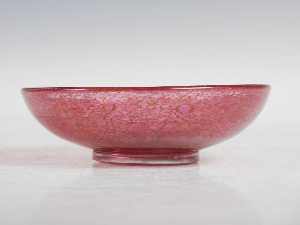 Three Monart bowls, two shape Y and one shape O, comprising; a mottled red shape Y, 12.5cm diameter, - Image 13 of 13