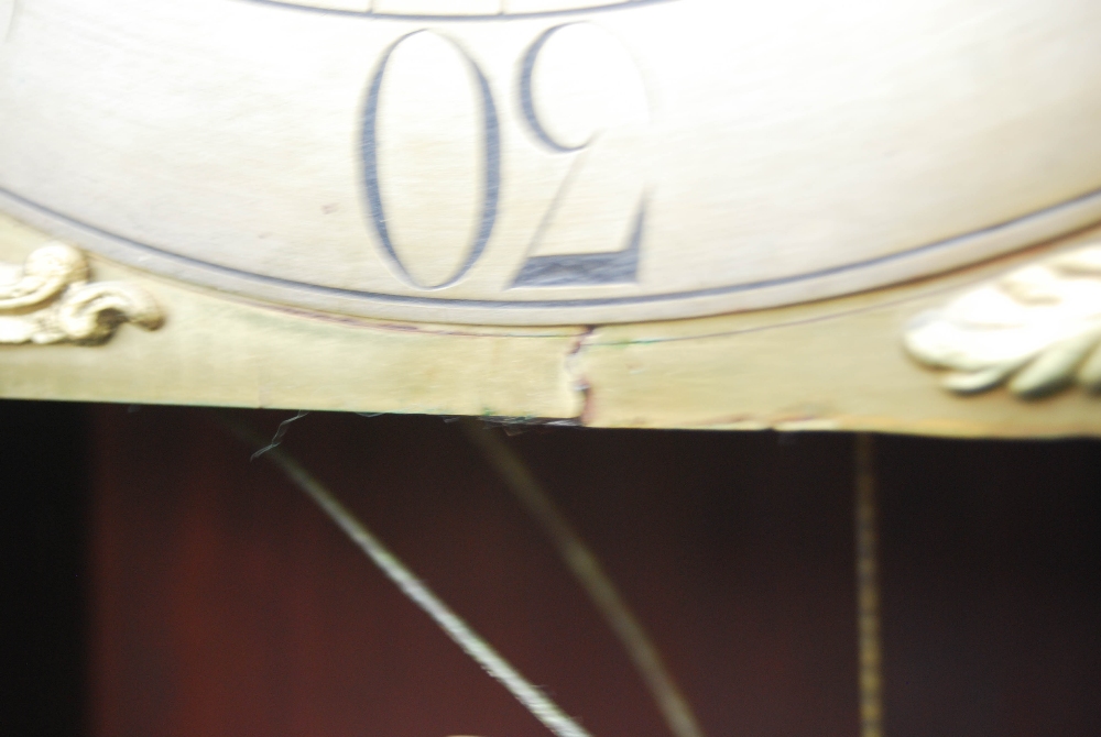 A George III mahogany longcase clock, Wilkinson, WIGTON, the brass dial with silvered chapter ring - Image 5 of 10