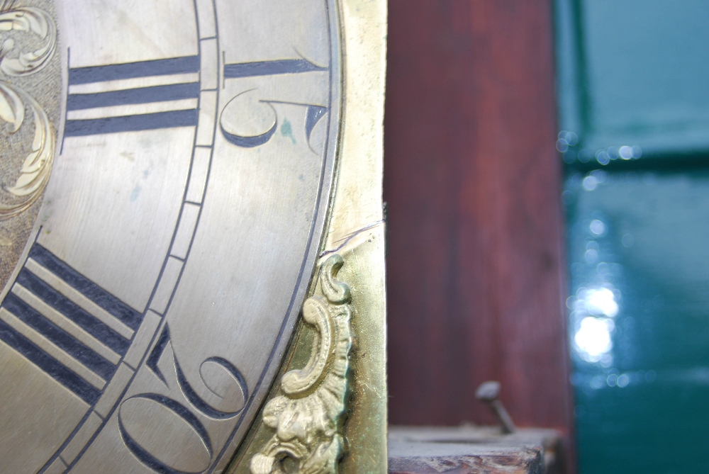 A George III mahogany longcase clock, Wilkinson, WIGTON, the brass dial with silvered chapter ring - Image 4 of 10